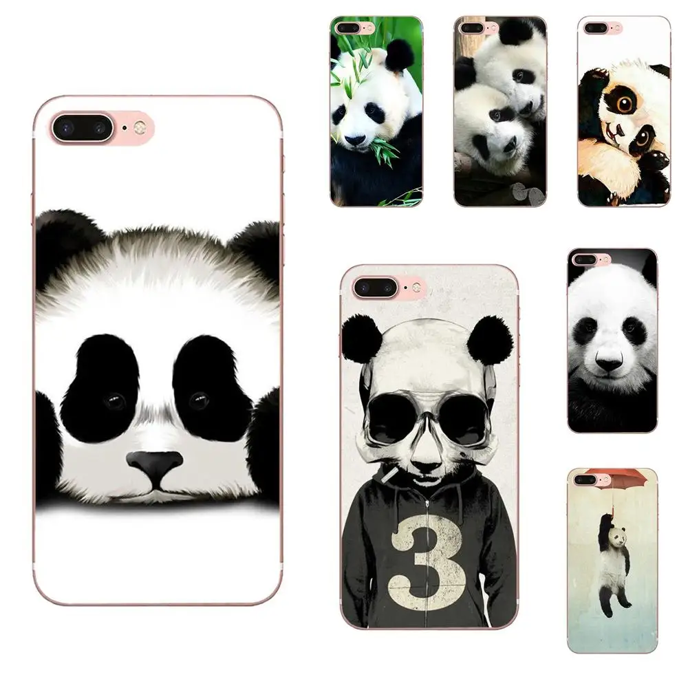 Cute Lovely Panda Novelty Fundas Soft TPU Capa For Samsung Galaxy J1 J3 J4 J5 J6 J7 A10 A20 A20E A3 A40 A5 A50 A7 2016 2017 2018 | Мобильные