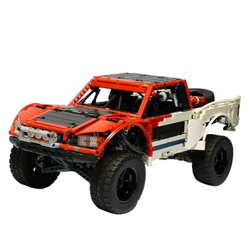 

1718Pcs MOC RC Off-road Truck Vehicle Model High Level Assembly Small Particle Building Block Set with Motor and Remote Control