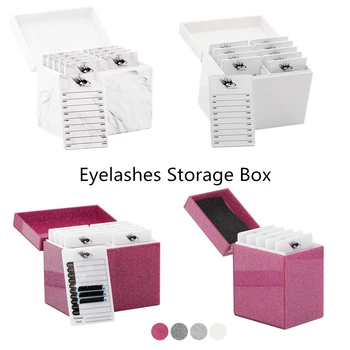 

Eyelash Storage Box 5/8/10 Layers Display Eyelashes Holder Organize Container Case for False Eyelash Extension Makeup Tools