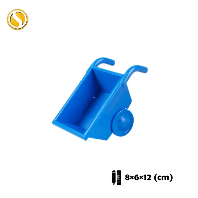 Trailer Car model Airplane Big Building Blocks Vehicle Accessory Compatible Classic Assemble Bricks Children DIY Toys Girl Gift CHE002-lan