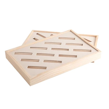 

Jewelry Display Tray 12-Hole Bracelet Organizer Storage Box Showcase Bracelet Packaging for Jewelry Shop Display