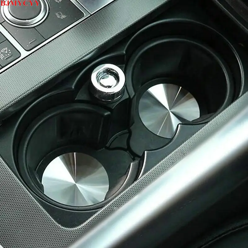 

BJMYCYY 2PCS Water Cup Holder Cover Mat Trim Decoration For Land Rover Range Rover Sport Range Rover Vogue Discovery 4 5 Sport