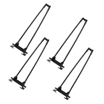 

4Pcs 14" Heavy Duty Hairpin Laptop Desk Foldable Legs Folding Coffee Table Legs 35ED