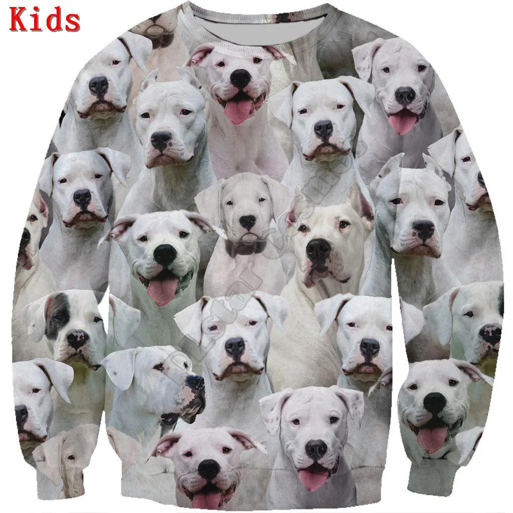 

You Will Have A Bunch Of Argentinoes 3D printed Hoodies Boy Girl Long Sleeve Shirts Kids Funny Animal Sweatshirt