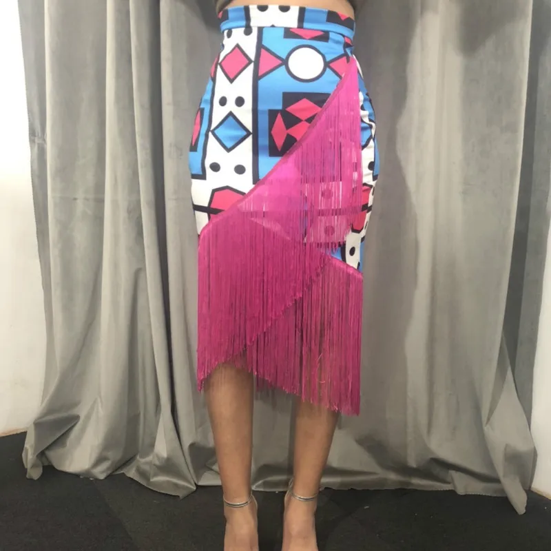 african fringe skirt