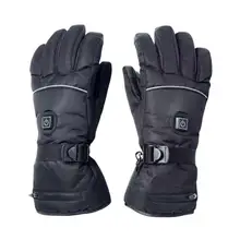 1 пара зимних лыжных теплых тепловых перчаток с подогревом, теплые перчатки для катания на лыжах, велоспорта, езды на велосипеде, электрические теплые перчатки