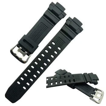 

Watchband for Casio GW-3500B GW-3000B GW-2000 Sport Watch Band Black Soft Silicone Rubber Pin Buckle Strap for Man Bracelet+Tool