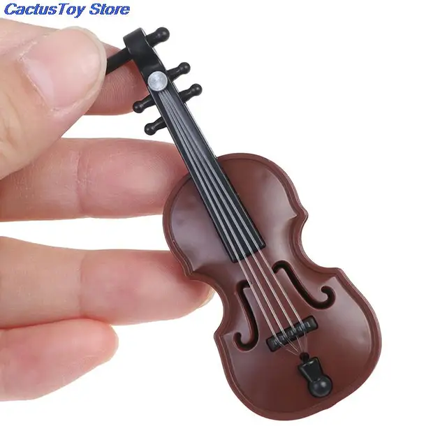 1/12 Dolls House Miniature Plastic Violin Music Instrument Model Accessories Toy MYPANDA 1