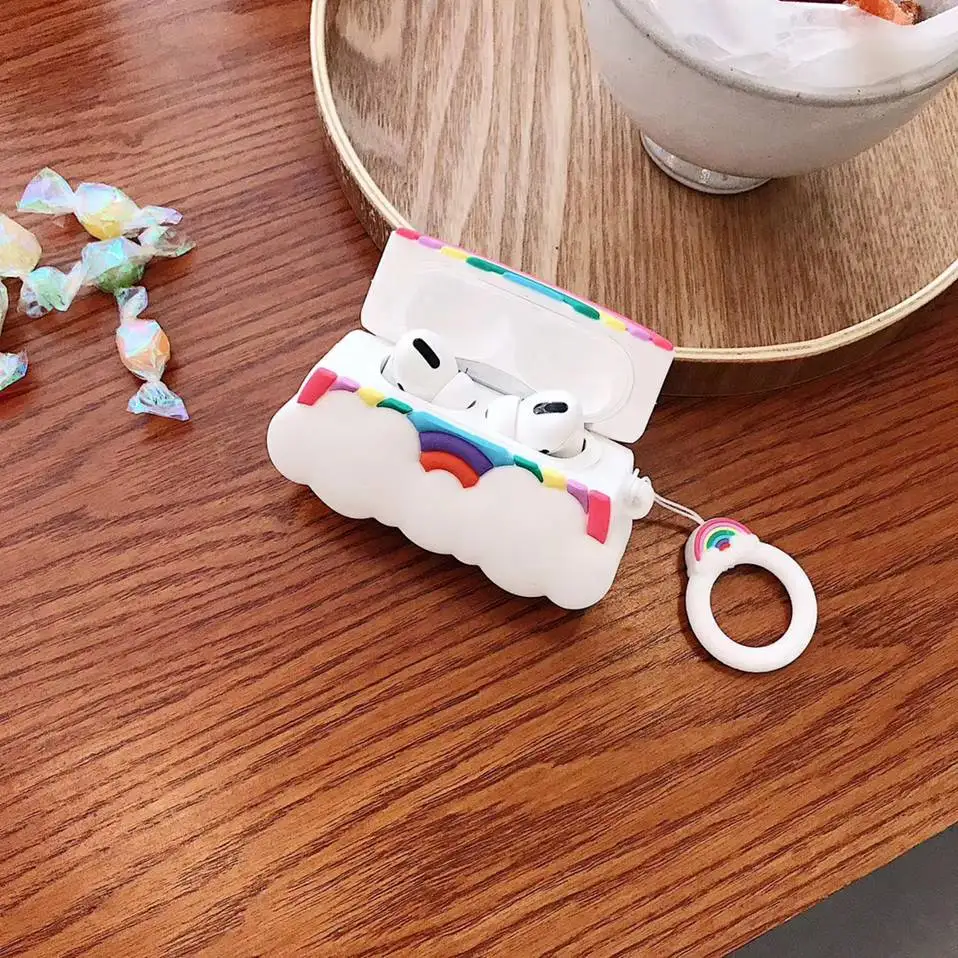 For Apple AirPods Pro Case Cartoon Cute Pattern box Shell Earphone Case For Air pods Pro 3 Cover soft Silicone Protective Fundas (18)