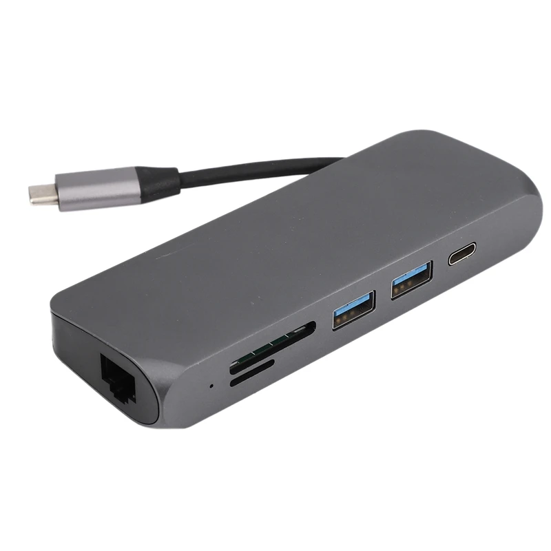 Тип-c до 4K HD Hdmi считывающая карта PD зарядка шесть в одном конвертер Usb-C Многофункциональный узловой центр приемной линии