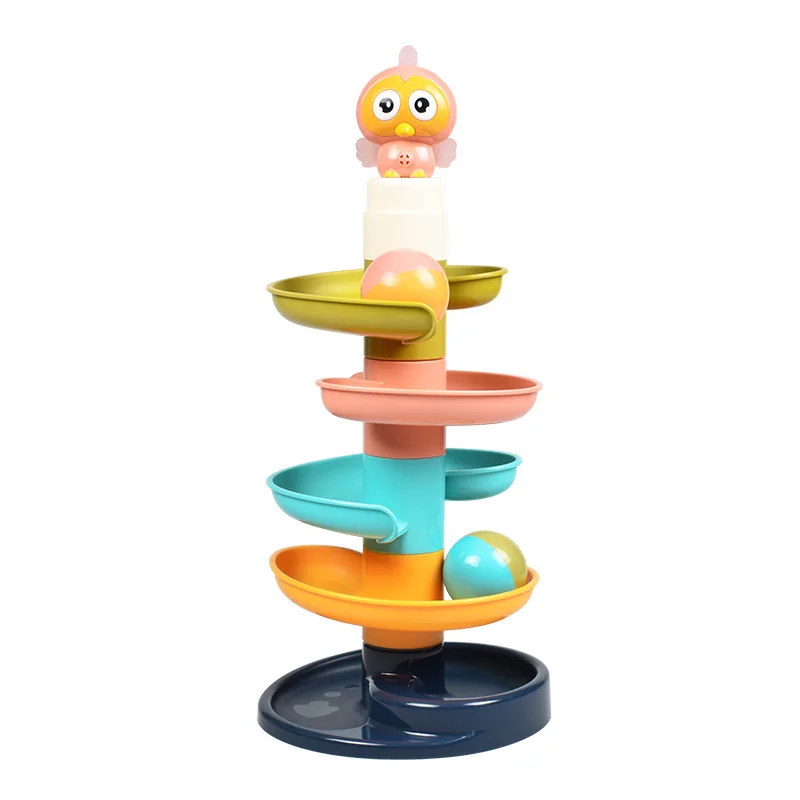 Детские орбитальные скользящие шары башня Go Fun детские игрушки От 0 до 1 года развивающие игрушки 23 - Цвет: 5F
