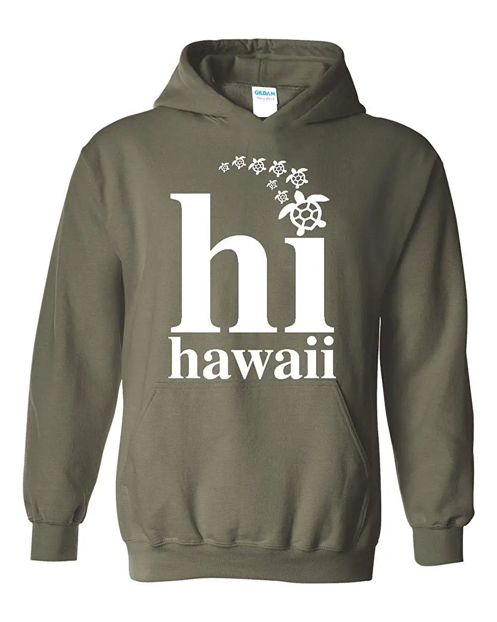 Гавайские морские черепахи Мауи Kauai Oahu Гавайские острова унисекс толстовка с капюшоном(5 XLMG) военный зеленый унисекс для мужчин и женщин толстовка с капюшоном