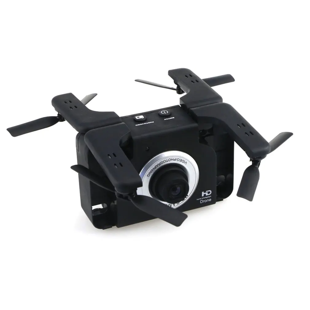 F6 720P Wide Angle Wifi HD Camera Cam FPV Foldable RC Drone Aircraft with Gesture Selfie Headless Mode One Key Return