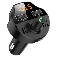 Bluetooth 5,0 MP3-плеер в автомобиль с двумя usb-портами автомобильный беспроводной Bluetooth Автомобильный MP3-плеер Поддержка U диск/TF для дропшиппинг