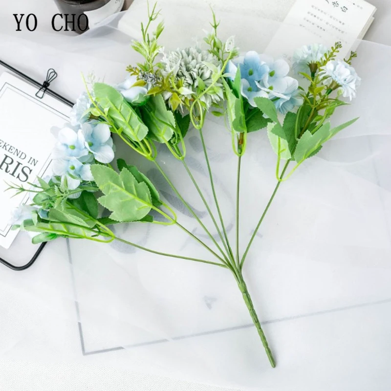 Wedding Bouquets Artificial Silk Rose Peony Flower