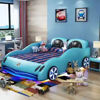 

2020 hot sale car beds for kids, race car beds for boys