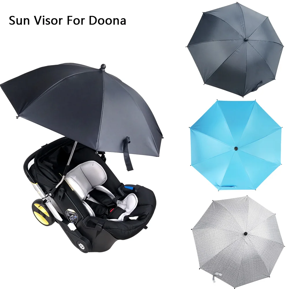 Аксессуары для детской коляски зонт DOONA UV 50 + солнцезащитный козырек | Мать и