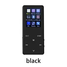 DishyKooker 1,8 дюймов сенсорный металлический внешний выпуск портативный MP3 музыкальный плеер с FM Hi-Fi без потерь Поддержка до 128 ГБ