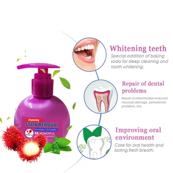 

Tooth Care Natural Stain Removal Whitening Baking Whitening Toothpaste Fight Bleeding Gums Toothpaste Y808