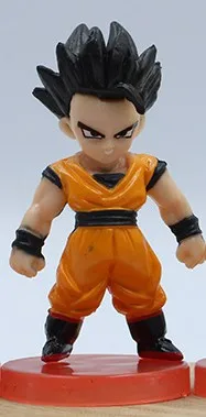 1 шт. Dragon Ball Z фигурка милая детская версия Супер Saiyan Goku Вегета ПВХ Модель Аниме Коллекция детская Подарочная игрушка - Цвет: TTY006