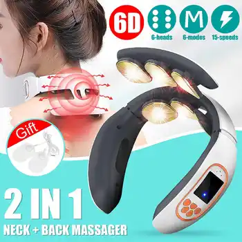 

Smart Electric Neck and Shoulder Massager Pain Relief Tool Health Care Relaxation Cervical Vertebra Physiotherapy