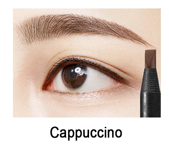 Cappuccino 5 шт. Водостойкий карандаш для бровей, вытягивающий шнур, отшелушивающий карандаш для бровей, для маркировки, контуров, татуажа и микроблейдинга бровей пму - Цвет: Cappuccino