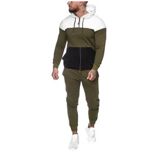 Спортивные костюмы для мужчин, фирменные повседневные толстовки, пуловер, хлопковый мужской спортивный костюм, толстовки с капюшоном из двух частей+ штаны, осенне-зимний комплект спортивной одежды# g4