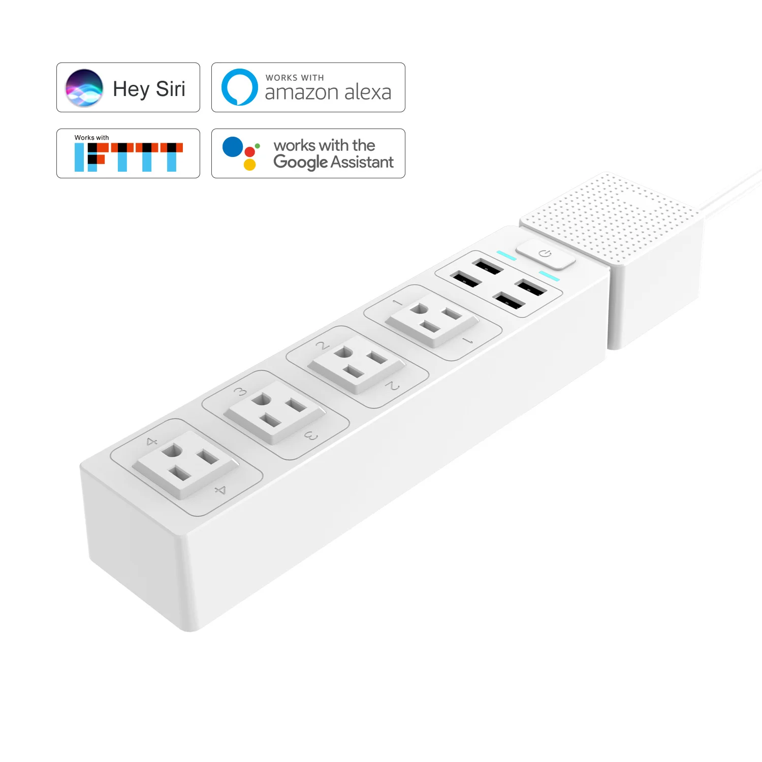 Wifi Smart power Strip Защита от перенапряжения электрический удлинитель с usb-гнездами пульт дистанционного управления с Homekit Siri Alexa Google Home