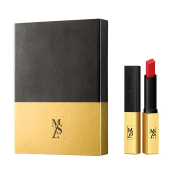 

6pcs Small Gold Bar Lipstick Set Lasting Moisturizing Waterproof Non-stick Cup Lipstick Gift Set Box
