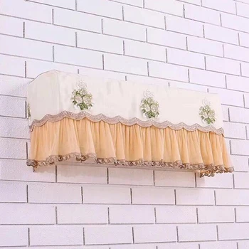 

1Pc Air Conditioning Cover Home Decor Lace Mouldproof Dampproof Dust Proof Covers Living Room Accessories