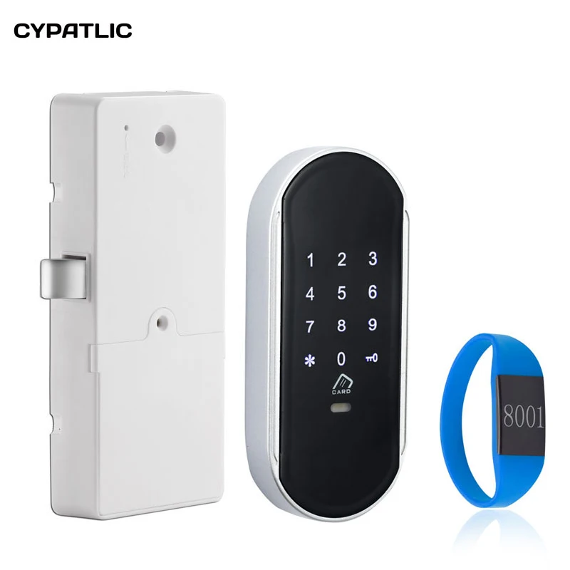 Portable Keyless Wardrobe Door Locks, Drawer Safety Locks, Rfid Desk