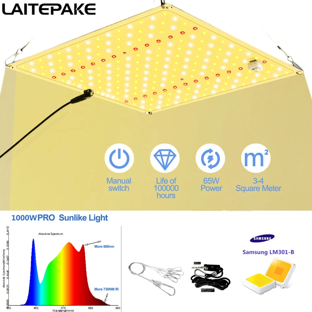 Samsung Led LM281B Grow Board Quantum Grow Full Spectrum 1000W Led Grow With IR/UV VEG/Bloom For Grow Tent Lamp Phytolamp