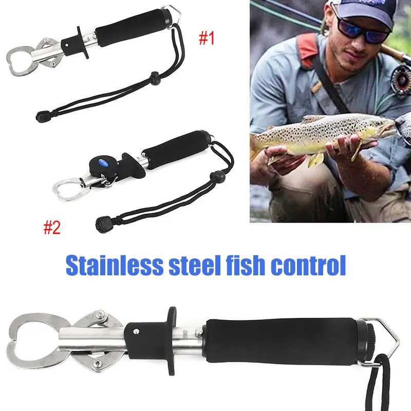 

Fish Control Device Fish Clamp Black Outdoor Fishing Tackle Fish Catcher Durable
