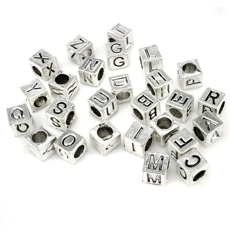 Bestewelry 50g Perline Cubo Acrilico Con Lettere Vocali Perline - Foto 3