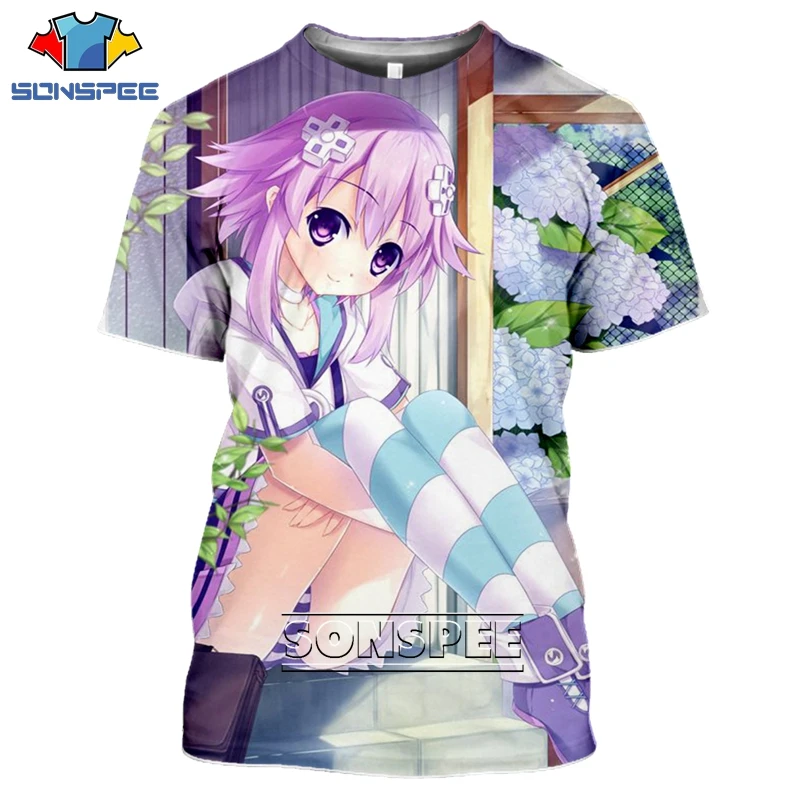 SONSPEE 3D Летняя мужская футболка с животными серия Neptune Милая Harajuku Сексуальная