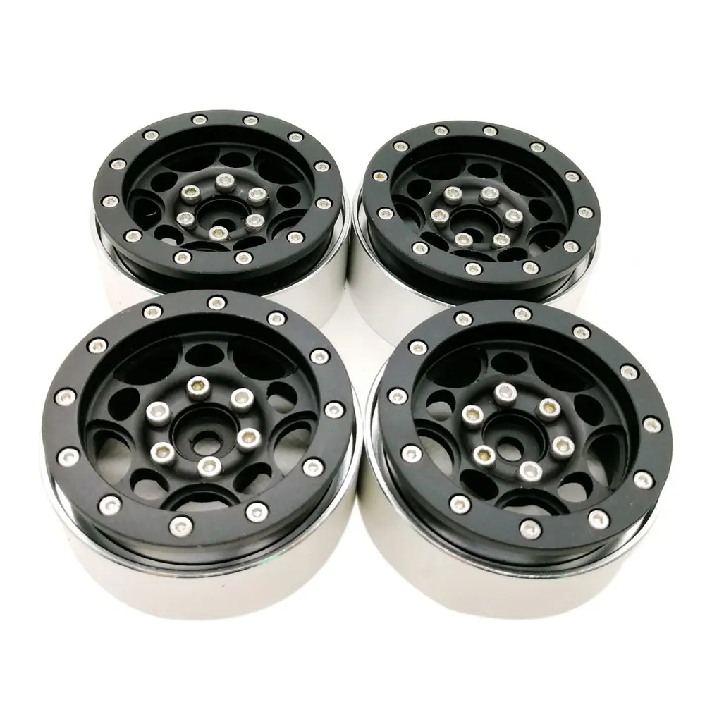 

For Traxxas4 Trx-4/T4 1/10 Remote Climbing Car 1.9 Inch Free Paste Metal Wheel Frame Modification Accessories