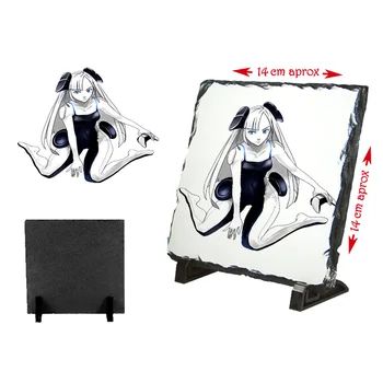 

SLATE PLAQUE GIRL CONSOLE CONTROL GIGINKA photo holder photo holder