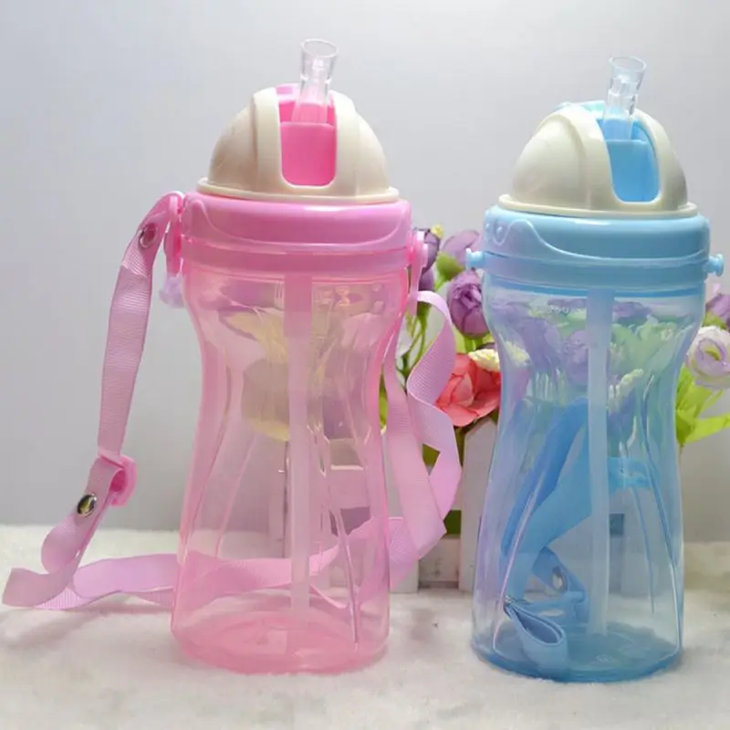 400 мл Leuke детская тренировочная чашка Leren Voeden Drinkwater Stro Handvat Fles тренировочная чашка Babyvoeding Cup