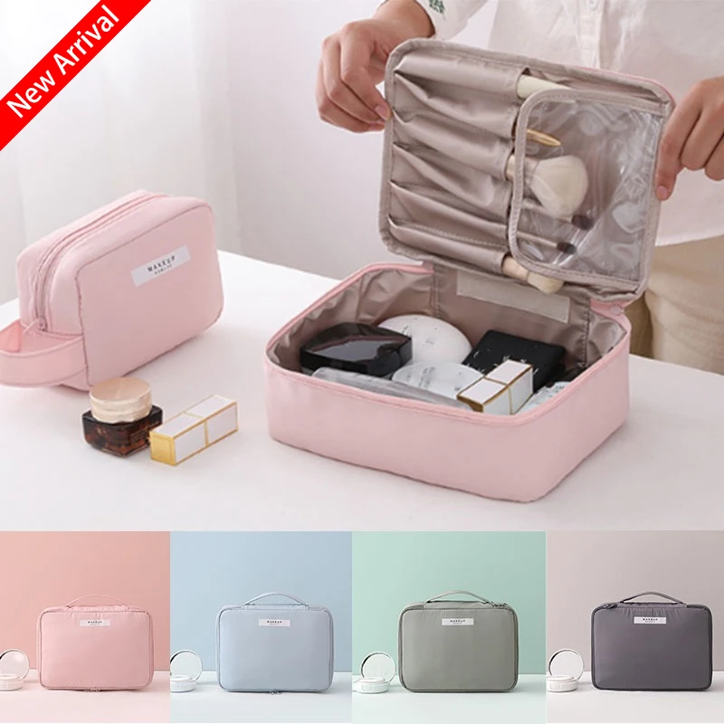 

New Fashion Women's Cosmetics Storage Bag Makeup Tool Storage Bag Portable Purse Handbags Jewelry Storage Bag(4 colors)