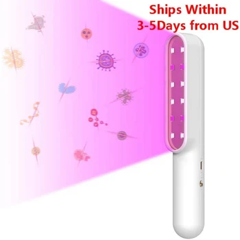 

Portable Uv Stick Disinfection Lamp Uvc Led Sterilizer UV Light Mini Sanitizer Travel Wand Germicidal for Phone Mask Kill Virus