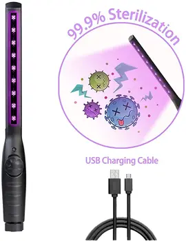 

UV Sterilizer light Travel Germicidal Wand UV Light Without Chemicals for Hotel Household Wardrobe Toilet Area Germ-Killing