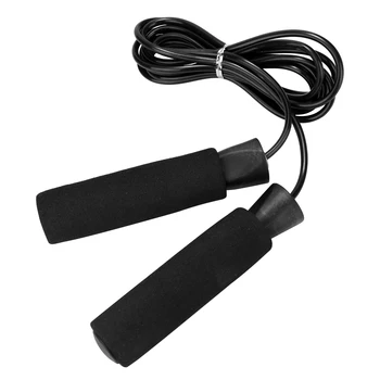 

Adjustable Jump Rope Fitness Skipping Rope Soft Foam Handles Tangle-free for Exercise Workouts Speed Endurance Training