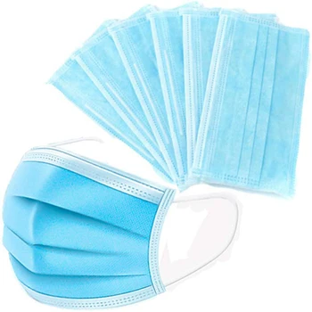 

Protective Mask Disposable Anti Dust Earloops Masks Solid Color Face Mouth Masks Non Woven