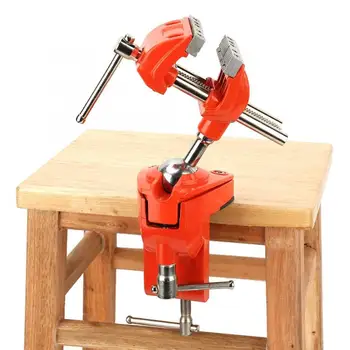 

70mm Vise Table Clamp Mini 360 Degree Rotating Clamp Vise Adjustable Jaw Width Table Clamp For Workbench Woodwork