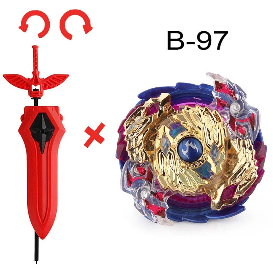 Beyblade Burst с пусковой B-149 B-150 GT Металл Бог волчок Bey Blade лезвия гироскоп для мальчика Дети Лучшие игрушки подарок - Цвет: B-97