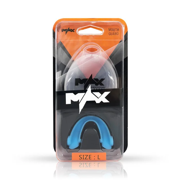 Muay Thai fight braces free combat training adult tooth set of sports mouth-guard taekwondo match - Цвет: Синий