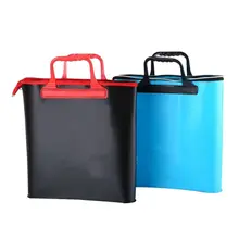 Корзина для рыбы, Толстая сумка для хранения, многофункциональная Складная водостойкая EVA сумочка, сумка для рыболовных снастей