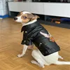 Glorious Eagle Pattern Dog Coat chaqueta de cuero PU suave impermeable al aire libre ropa para perrito ropa de moda para mascota pequeña (XXS-XXL) ► Foto 2/6