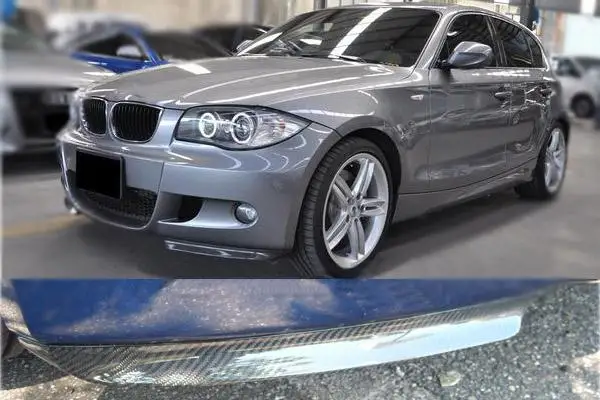 Накладки для переднего бампера из углеродного волокна BMW 1 серии E87 M Tech Sport Bumper 2007