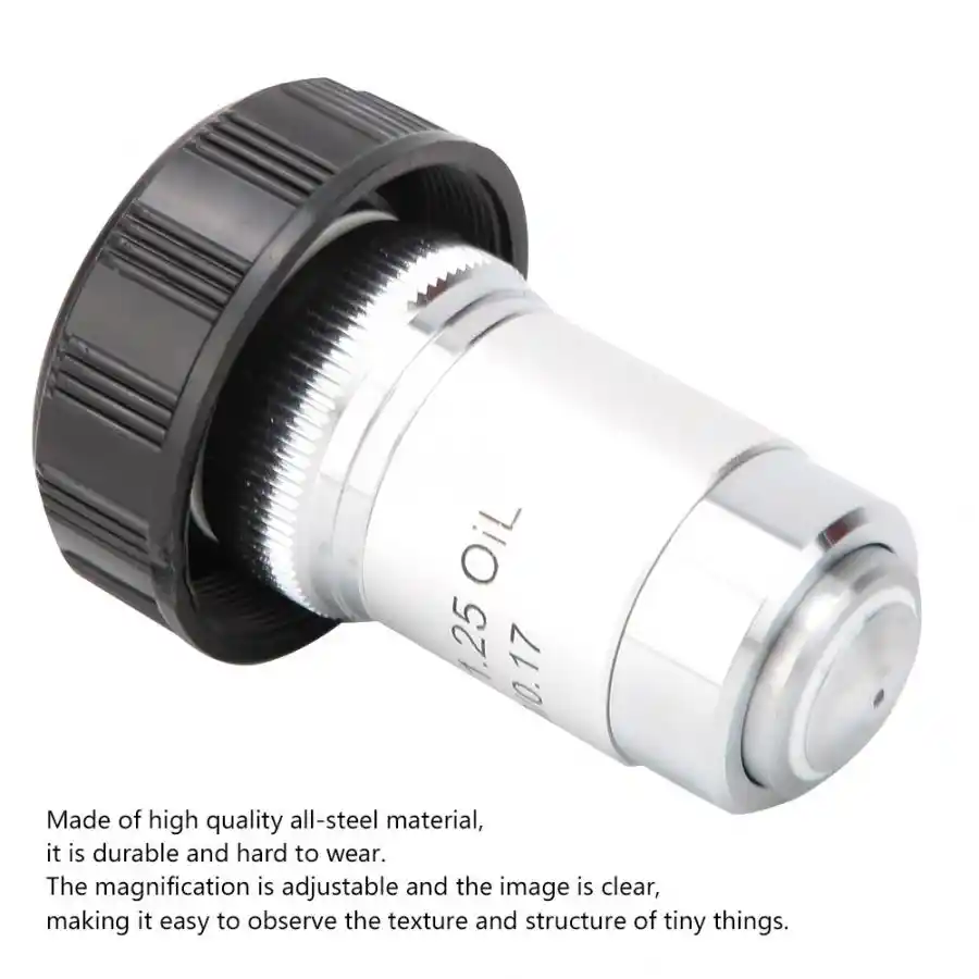 4X All-Steel Achromatic Objective Biological Microscope 195 All-Steel Achromatic Objective Lens for All Biological Microscopes with C Interface